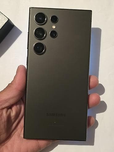 sultan chai: Samsung Galaxy S24 Ultra, Б/у, 512 ГБ, цвет - Серый, 1 SIM, eSIM — 2