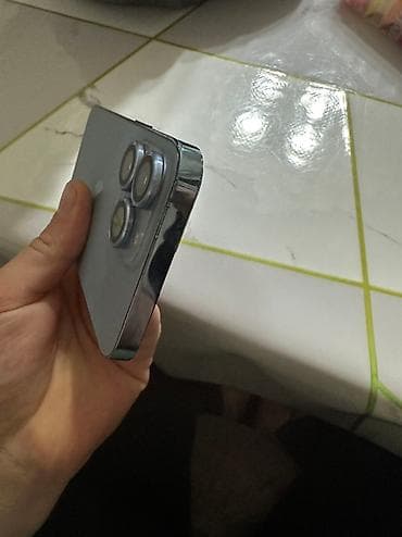 13 айыон: IPhone 13 Pro, Б/у, 256 ГБ, Sierra Blue, Защитное стекло, 87 % — 6