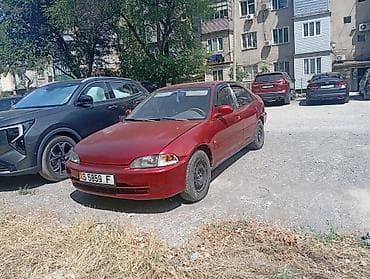 Унаа: Honda Civic: 1992 г., 1.5 л, Кол менен иштөөчү, Бензин, Седан — 3