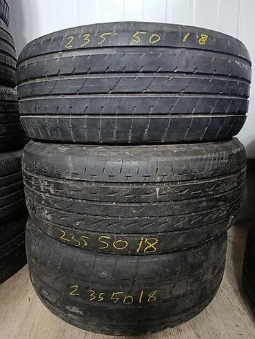 89 2: Шины 235 / 50 / R 18, Лето, Б/у, 1 шт, Легковые, Япония — 1