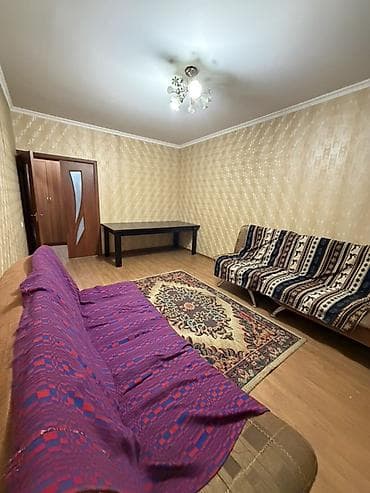 osh flat: 2 комнаты, Кок-Жар мкр Семейным, от 6 месяцев, С мебелью полностью — 4