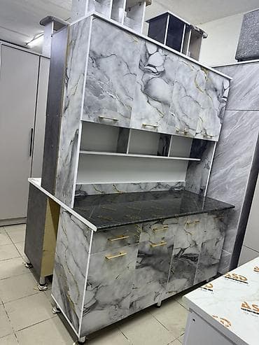 Эмерек гарнитурлары: Кухонный буфет/гарнитур модульного типа - Компактный набор с нижними — 5