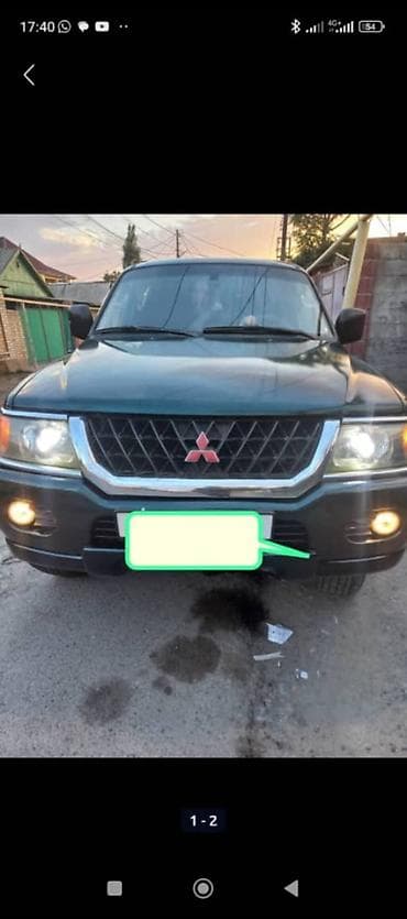 спорт мантера: Mitsubishi Pajero Sport: 2000 г., Внедорожник — 3