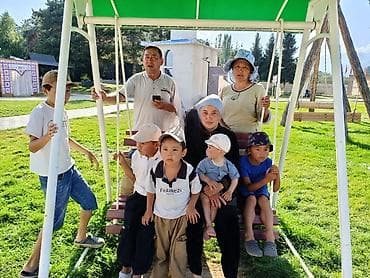 манеж качела: Садовые качели Со спинкой, С крышей — 1