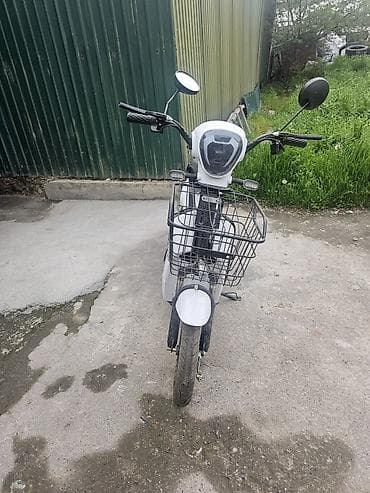 Электроскутер Panda (белый) - Тип: городской электроскутер с педалями