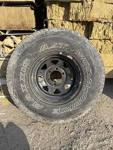 bmw e34 бу: Колеса в сборе 235 / 75 / R 15, Всесезонная, Комплект, Внедорожные (АТ/МТ), Железные, отверстий - 6 — 3