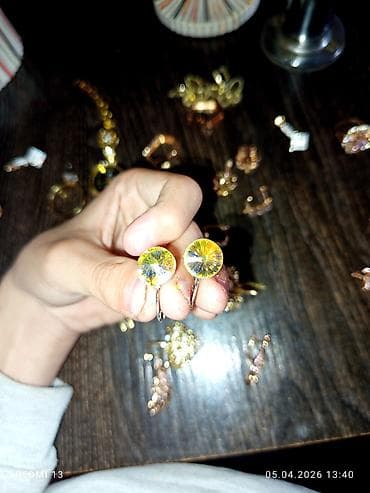 золотые серьги цена: Серьги, Женские, Новый — 1