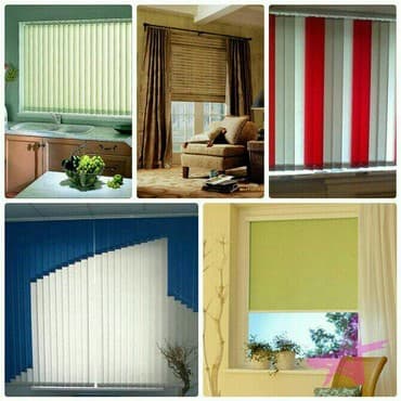 шкафчик с открытыми полками: Жалюзи бамбуковые вертикальные роллшторы зебра день ночь — 3