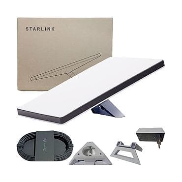 радиопередатчик купить: Starlink — комплект для спутникового интернета (плоская антенна — 2