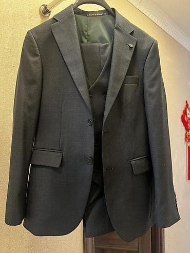 Костюмы: Мужской костюм, M, Massimo Dutti, Новый, цвет - Серый, Самовывоз — 2