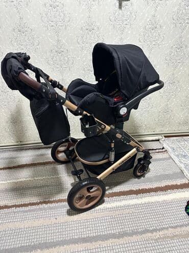 пультовая машины: Коляска, цвет - Черный, Новый — 9