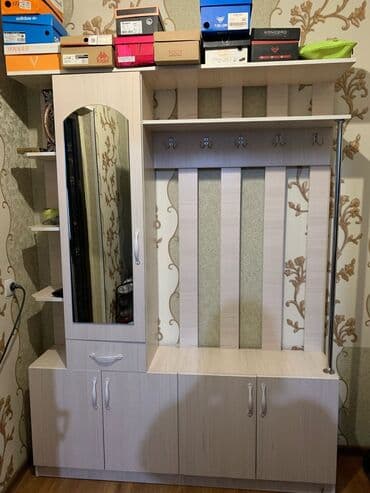 шкаф прихожую: Шкаф-прихожая, С зеркалом — 1