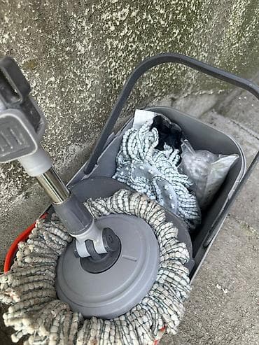 швабра с системой отжима: Швабра с ведром и центрифугой (spin-mop) для мытья полов — 2