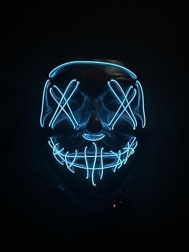 Үй жана бакча: Светящаяся неоновая маска с рисунком «X» на глазах и — 2