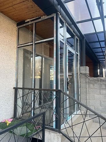 Двери и комплектующие: Алюминиевое окно на заказ, Платная установка, Без рассрочки — 2