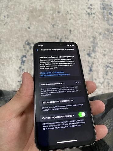 ssd apple: IPhone X, 64 ГБ, Серебристый, 79 % — 4