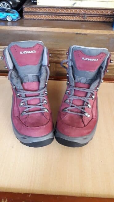 сапоги зимние женские натуральная кожа натуральный мех распродажа: Женские обувь из чистого замши размер 40 фирмы LOWA оригинал — 1