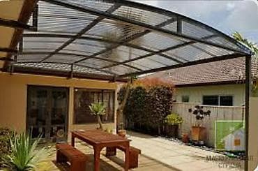 дрова: Навес, Двускатный, Металл, Профнастил — 4