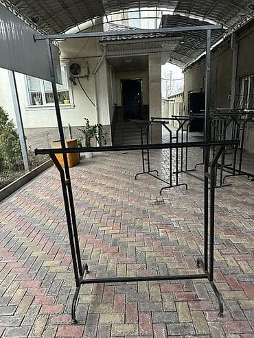 Торговое оборудование: Кронштейн Для одежды, Материал: Металл, Лофт, Б/у — 3