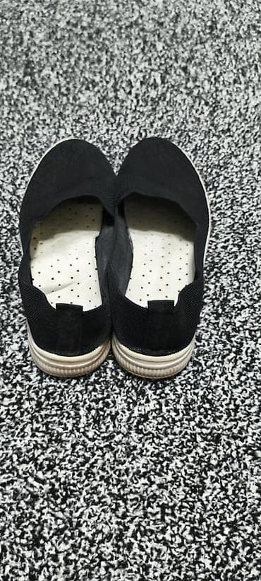 nike react: Женские балетки/слипоны черного цвета. - Верх: дышащий трикотажный — 4