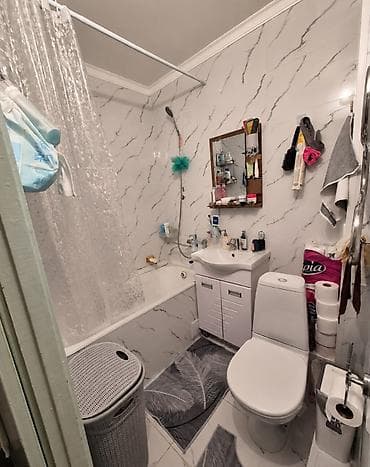 Кыймылсыз мүлк: 1 бөлмө, 35 м², 10-мкр 104-серия, 2 кабат, Косметикалык оңдоо — 4