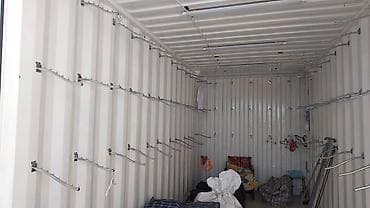 металлические гаражи: Контейнер-магазин/склад из морского контейнера. Описание: - Базa — 3