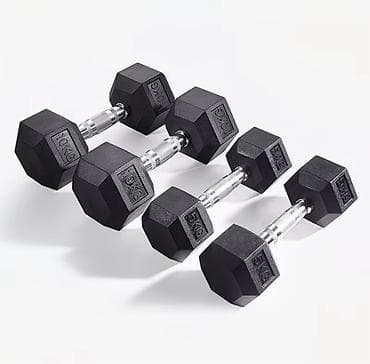 Гантели: Резиненные гантели 💪🏻 ▫️высококачественные ▫️безопасные — 6