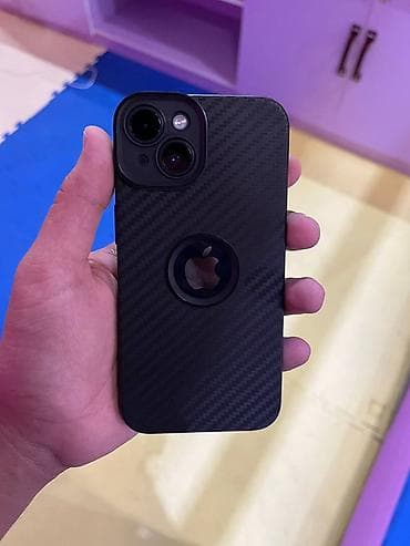 redmi note 11: IPhone 14, Б/у, 256 ГБ, Черный, Чехол, 80 % — 1