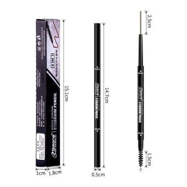 Карандаш для бровей Simone - цвет 06 ( коричневый) 2 в 1 карандаш +