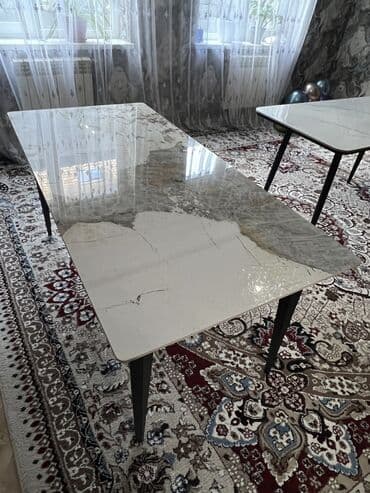 столы пластмасовые: Стол для зала, Новый, Не раскладной, Прямоугольный — 7