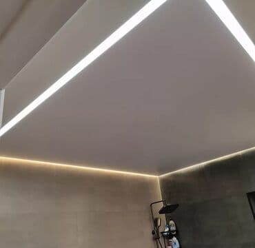 требуются монтажники натяжных потолков: Натяжной потолок Матовое, 3D потолки, Глянцевое Бесплатный замер, Гарантия, Монтаж — 2