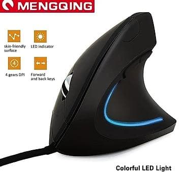 мышь игровая: Проводная вертикальная RGB-мышь для правшей, эргономичная игровая мышь — 1