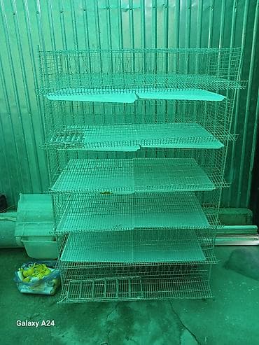 срочно в связи с переездом: Многоярусные клеточные секции для содержания перепелки Состав и — 1