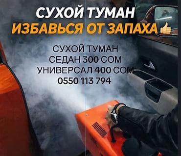 Услуга: обработка автомобиля «сухим туманом» для устранения неприятных