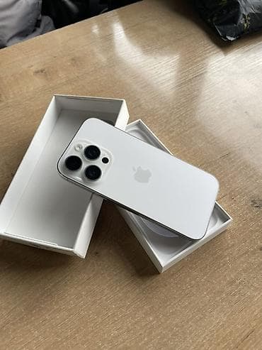 apple pro: IPhone 16 Pro, 128 ГБ, White Titanium, Коробка, 93 % — 3