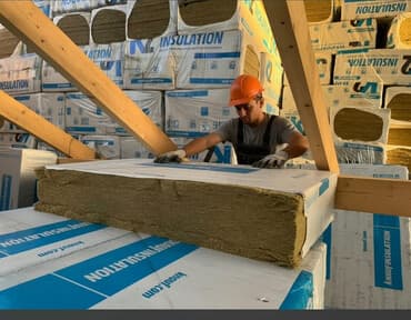 утепление пена: Базальтовый утеплитель, Knauf, Для кровли, Плиты — 1