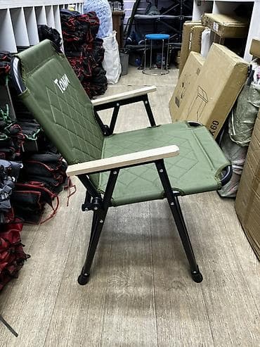 купить автомобиль в рассрочку: Походный складной стул, Железо, цвет - Зеленый — 3