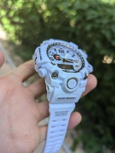 Кол сааттар: Спорттук сааттар саат, Casio (G-Shock), Таймер жана секунда өлчөгүч, Суу өткөрбөөчү, Эркектердики, Жаңы — 6