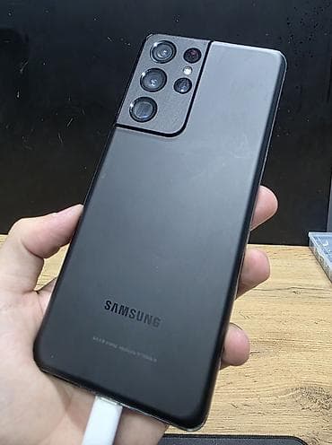 samsung 21s: Samsung Galaxy S21 Ultra 5G, цвет - Черный, eSIM — 1