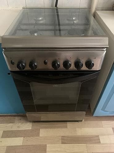 pro mozer: Комбинированная плита, Indesit, Б/у, Напольная, Механическая — 2