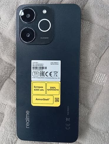 Realme Новый, 128 ГБ, цвет - Черный, 2 SIM at lalafo.kg Realme Новый, 128 ГБ, цвет - Черный, 2 SIM