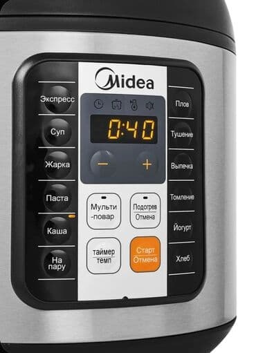 мультиварка midea: Мультиварка Midea Описание: - Корпус из нержавеющей стали, верх и — 5