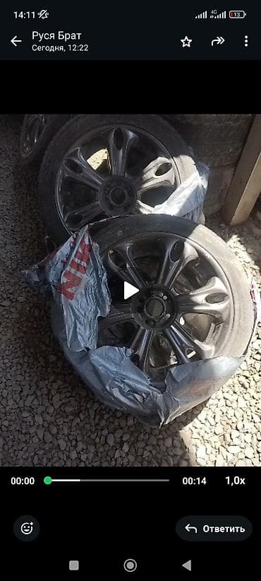 Колеса в сборе 245 / 45 / R 17, Всесезонная, Б/у, Комплект, Легковые, Литые — 4