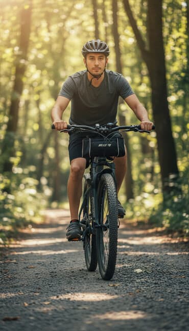 горный велосипед с широкими колесами: Горный велосипед, Рама M (156 - 178 см), Алюминий, Б/у — 1