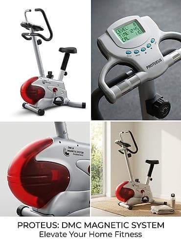 купить гриф с блинами: Велотренажёр PROTEUS с магнитной системой DMC (Precision Drive) - — 1