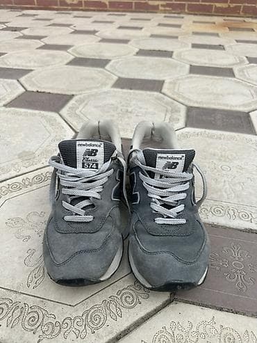 черные вельветовые брюки мужские: Мужские кроссовки, 41, New Balance, Б/у, цвет - Серый, Самовывоз — 6
