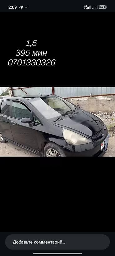 авто жпс: Honda Fit: 2003 г., 1.5 л, Автомат, Бензин, Хэтчбэк — 3