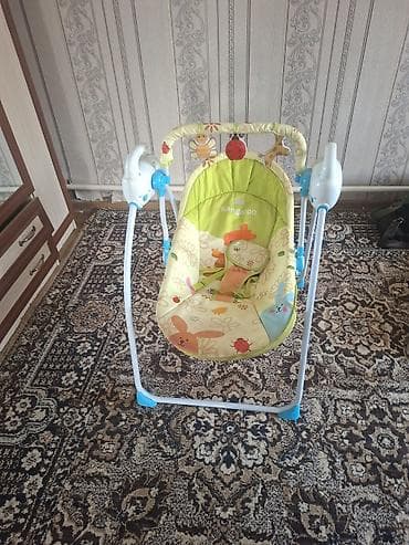 Оюн комплекстери: Детские товары для малышей: 1) Электронные качели Kangaroo - — 1