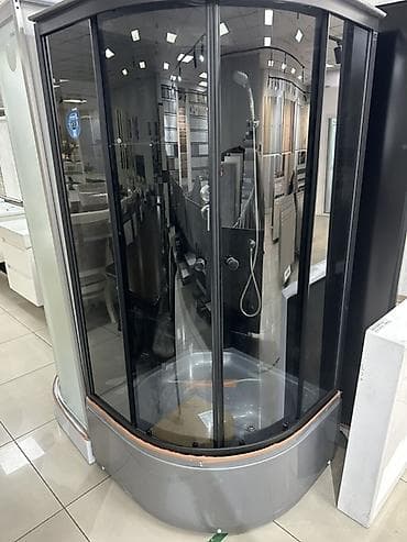 угалок сатылат: Душ кабинасы Жарым тегерек, Жабуусу: Караңгылатылган — 1