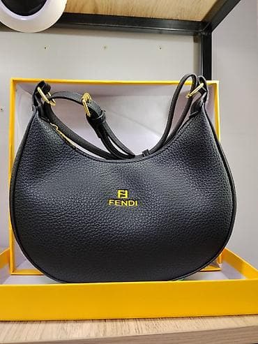 hobo: Классическая сумка, Fendi, Материал: Натуральная кожа, Регулируемый ремень, Женские — 1